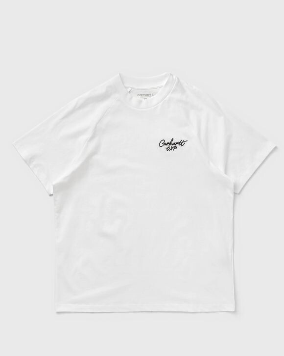 

Топ Carhartt Wip Wmns S/S Signature Tee, цвет white / black