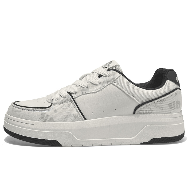 

Кроссовки Doraemon Skateboarding Shoes Unisex Low-top, белый/черный