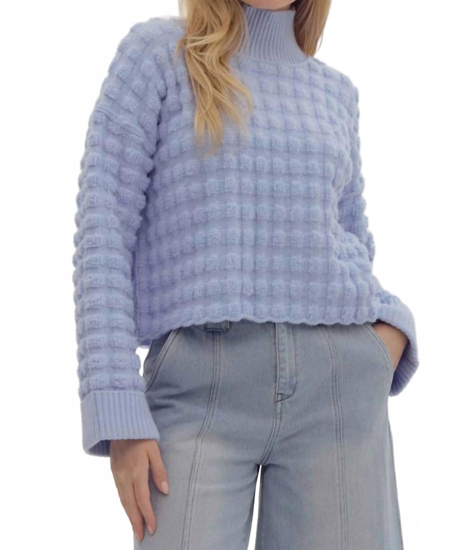 

Свитер пуловер в светло-голубом цвете Entro