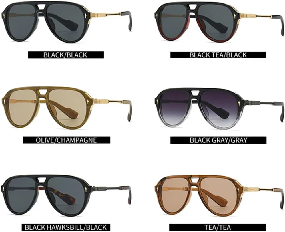 

Защитные солнцезащитные очки с двойной перемычкой и заклепками в стиле панк для женщин и мужчин, для бега и занятий спортом на открытом воздухе generic, 01