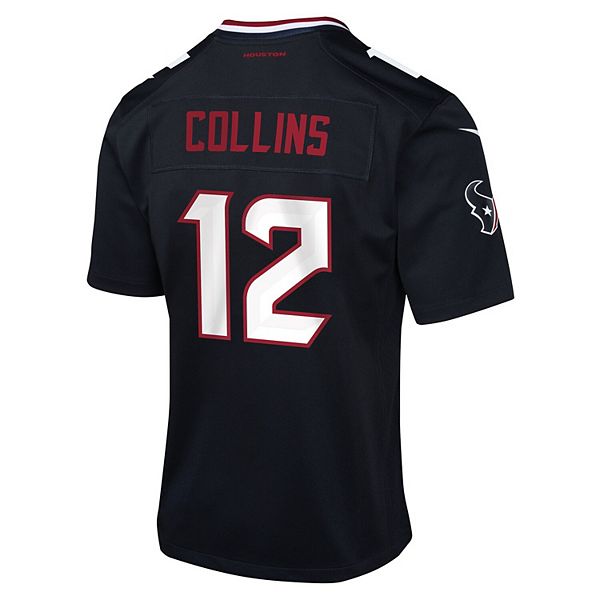 Молодежная футболка Houston Texans Nico Collins в цвете navy Nike — фото 4