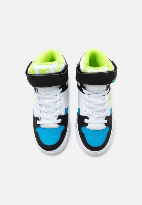 Кроссовки для скейтбординга DC Shoes, черный/синий/лайм — фото 4