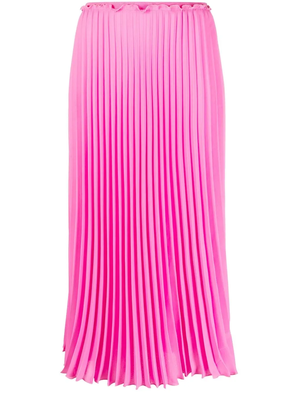 

Плиссированная юбка миди с завышенной талией Red Valentino, розовый