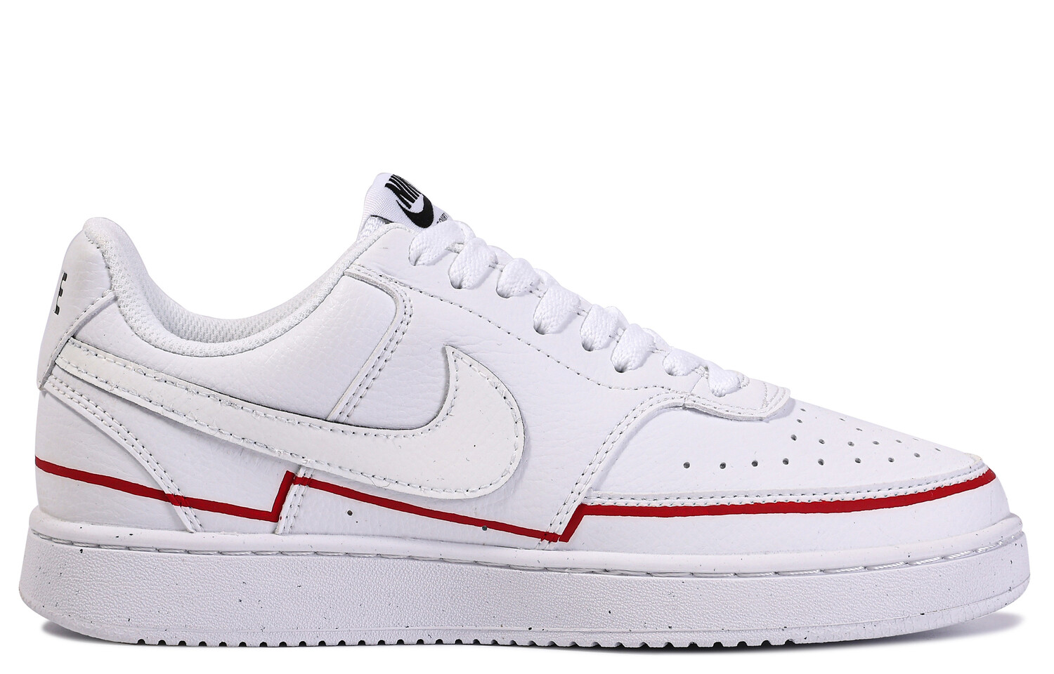 

Кроссовки Nike Court Vision 1 Skateboard Shoes Men Low-Top White Red