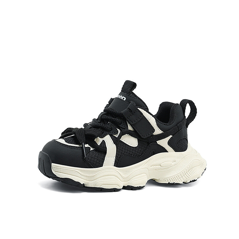 Кроссовки Jeep Kids Lifestyle Shoes Kids Low-top Beige, черный — фото 3