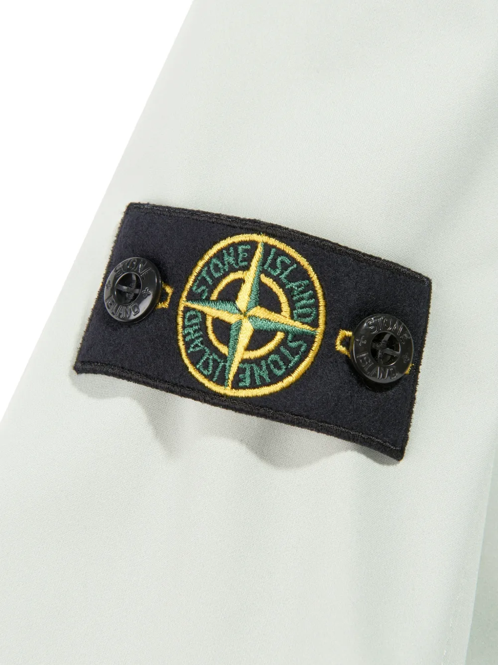 Куртка на пуговицах с капюшоном Stone Island Junior, серый — фото 3