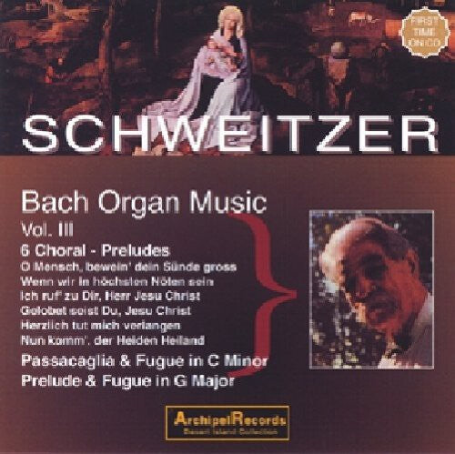 

CD диск Bach, J.S. / Schweitzer: Orgelmusik 3: 6 Choral