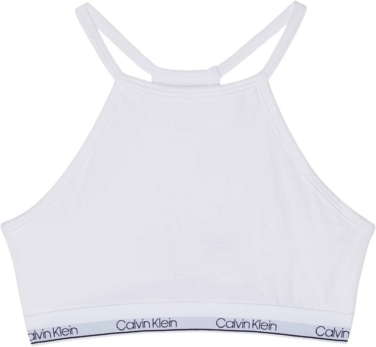 

Бюстгальтер Calvin Klein Kids Bra High Neck, цвет Classic White