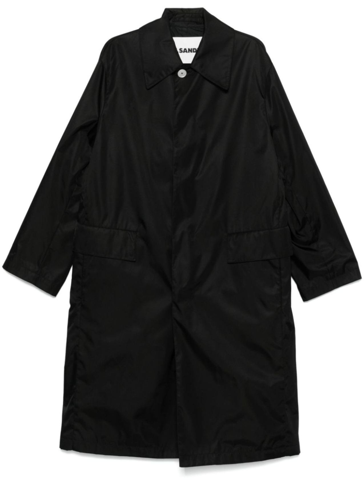 

Jil Sander габардиновый тренч, черный