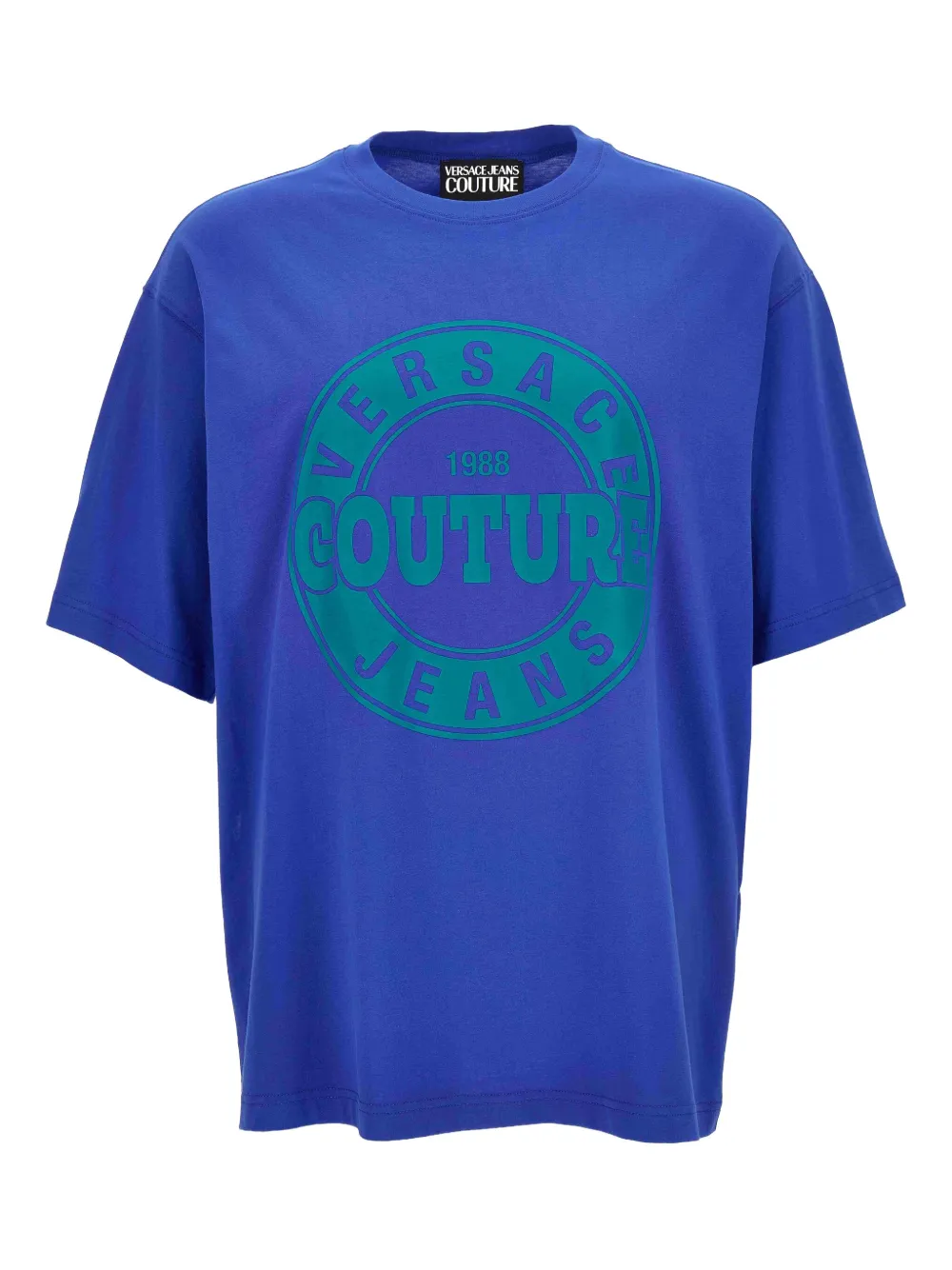 

Футболка с логотипом Versace Jeans Couture, синий