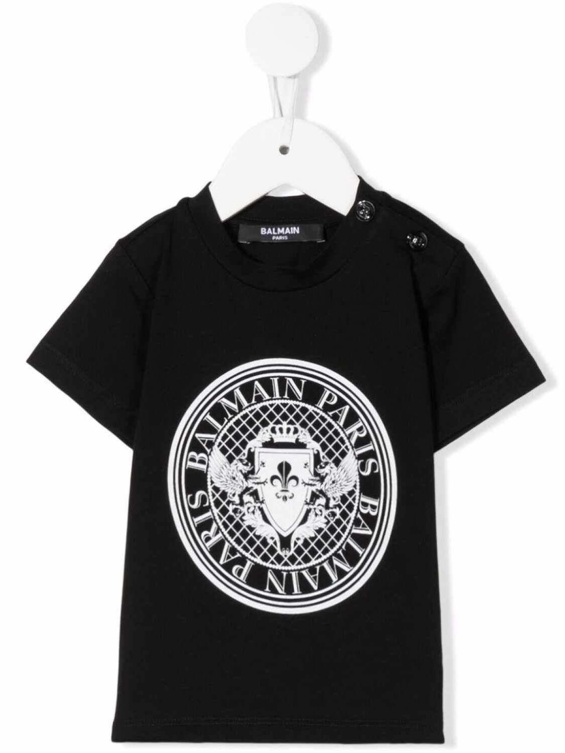 

Balmain Kids футболка с логотипом, черный