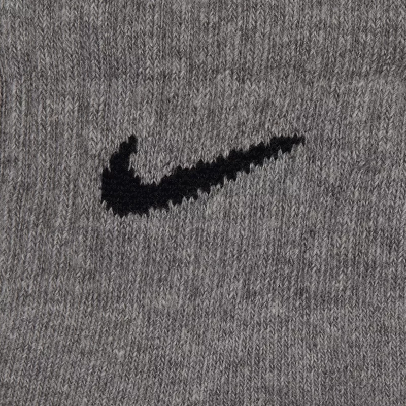 Мужские носки для гольфа с амортизацией Nike Dri-FIT на каждый день — 3 шт, серый/белый/черный — фото 4
