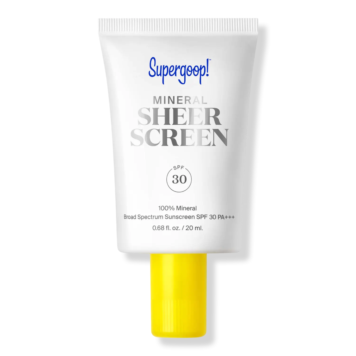 

Минеральный полупрозрачный солнцезащитный крем SPF 30 Supergoop!, 0.68 oz