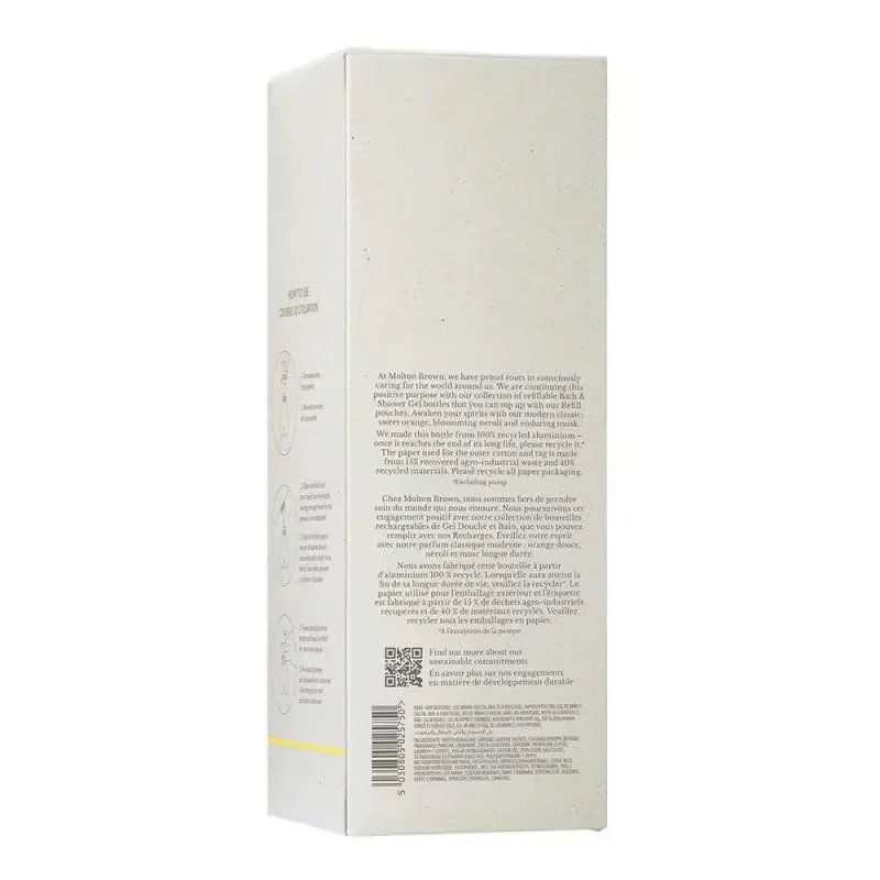 Гель для душа и ванны Infinite Bottle Orange & Bergamot 400 мл Molton Brown [Isolée] — фото 3