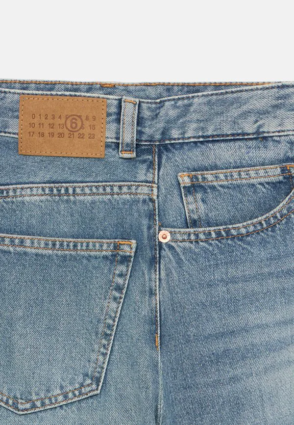 Джинсы унисекс прямого кроя Mm6 Maison Margiela, Blue Denim — фото 3