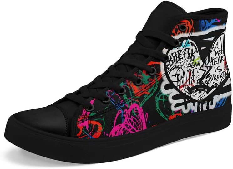 

Женские ультрафashion кеды на высокой подошве AWSOLE Yoga с принтом, унисекс, шнуровка, повседневная обувь для прогулок, тенниса и тренировок, черный