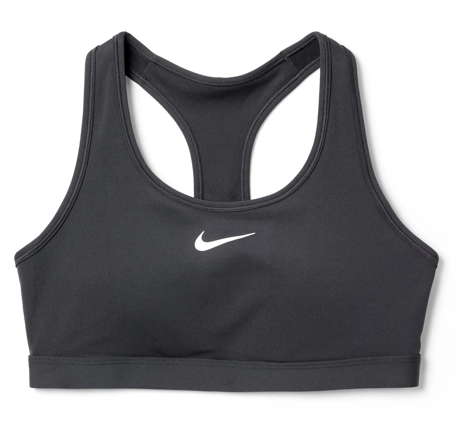 

Спортивный бюстгальтер средней поддержки Swoosh Nike, Black/White