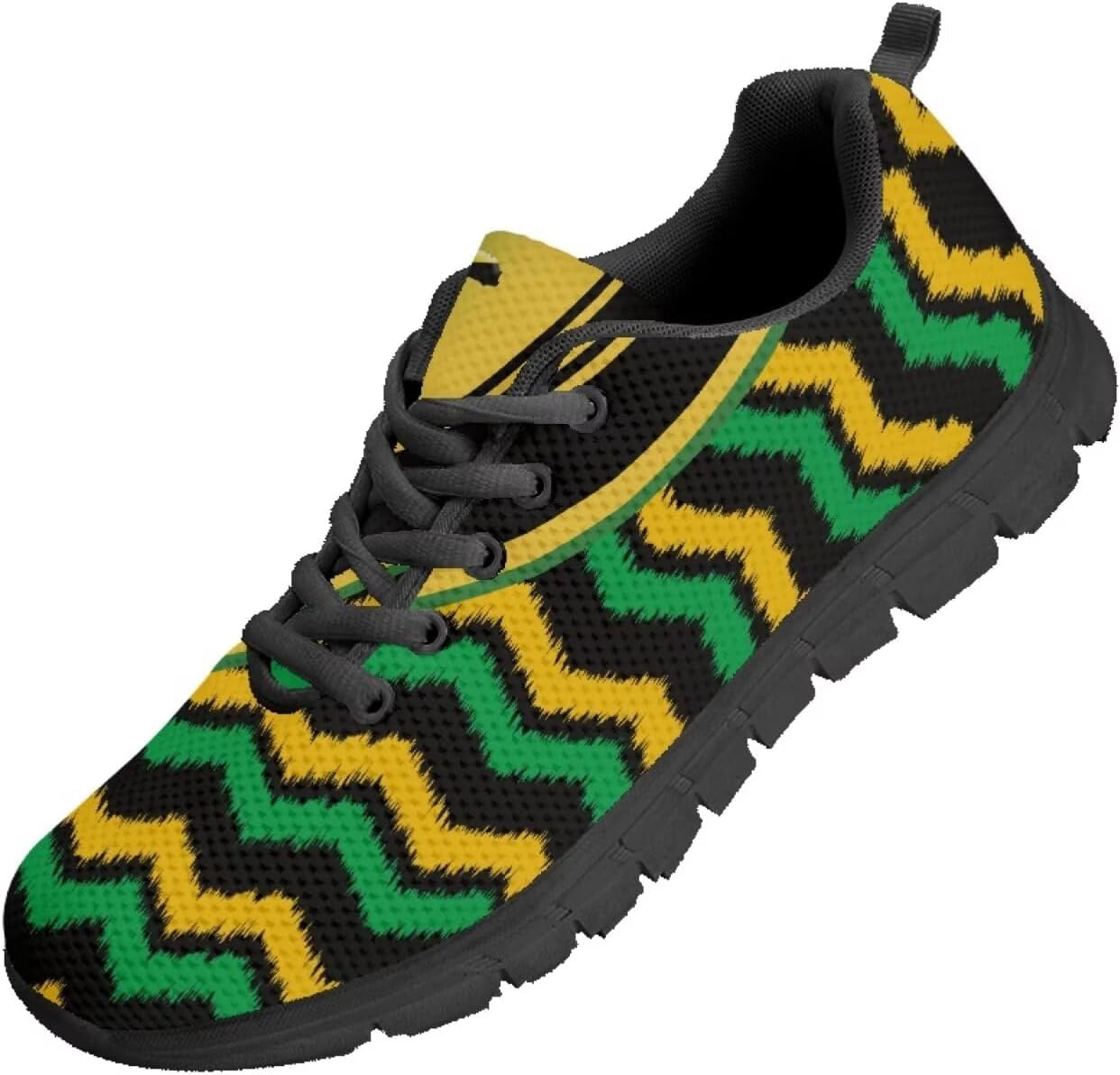 

Мужские кроссовки Funnydude Funny Print для бега, весенние, легкие, дышащие, с сеткой для спортзала, Jamaican