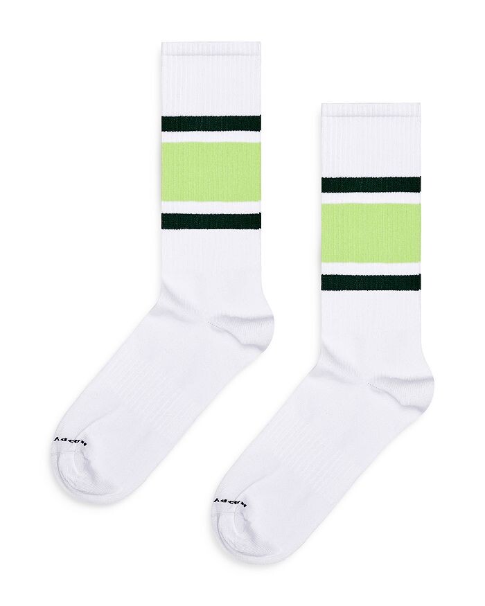 

Happy Socks Носки-кроссовки с простыми полосками, белый