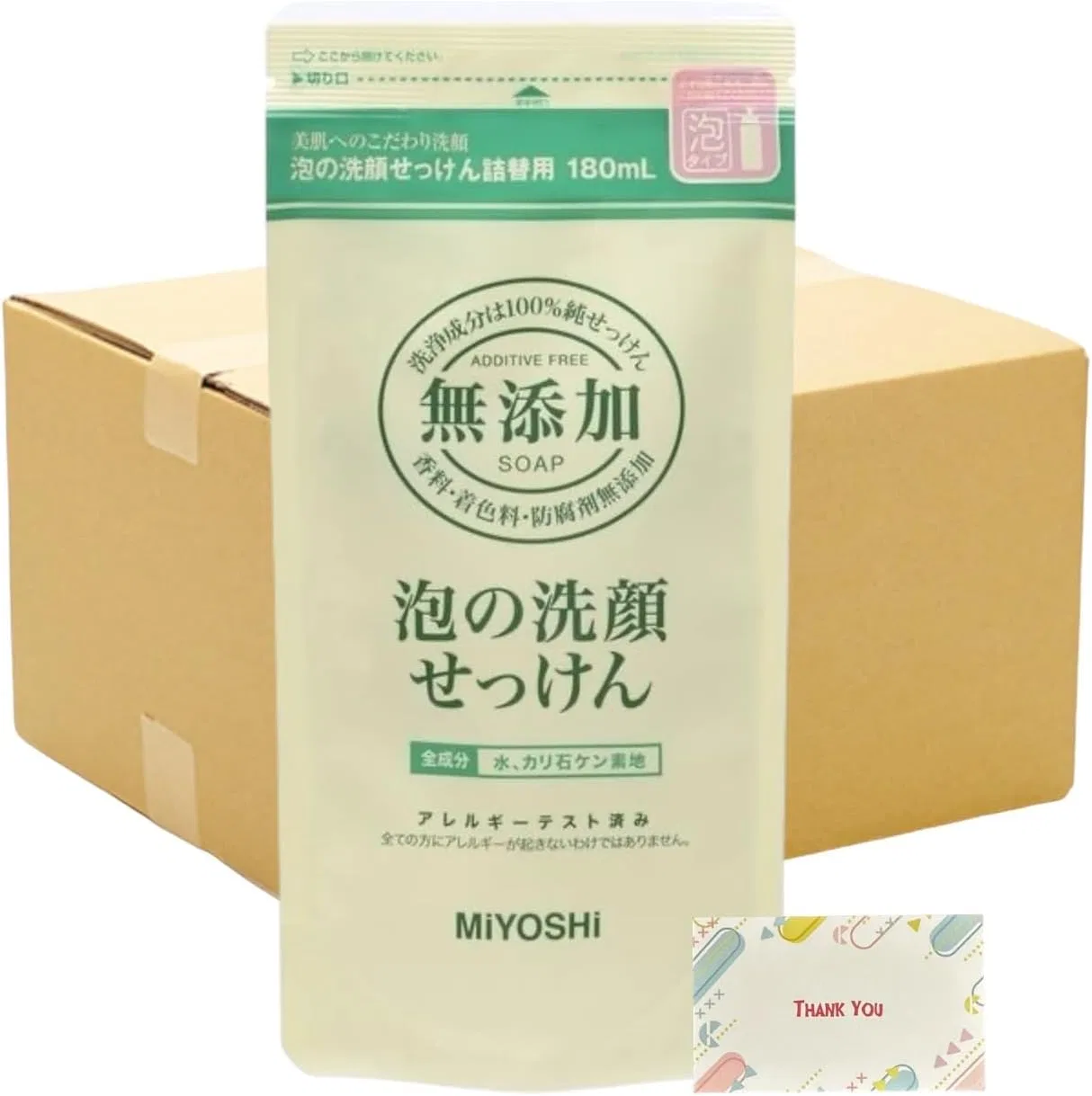 Пенка для умывания Kunutonn — Пенящийся Miyoshi Soap Additive-Free, 180 мл