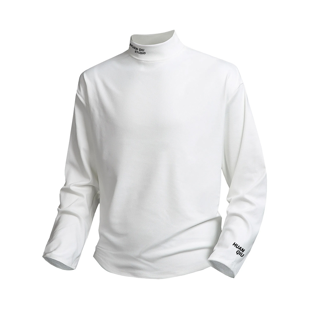 

Свитшот унисекс полуводолазка утолщенный heavyweight HUANQIU, белый[regular dralon]