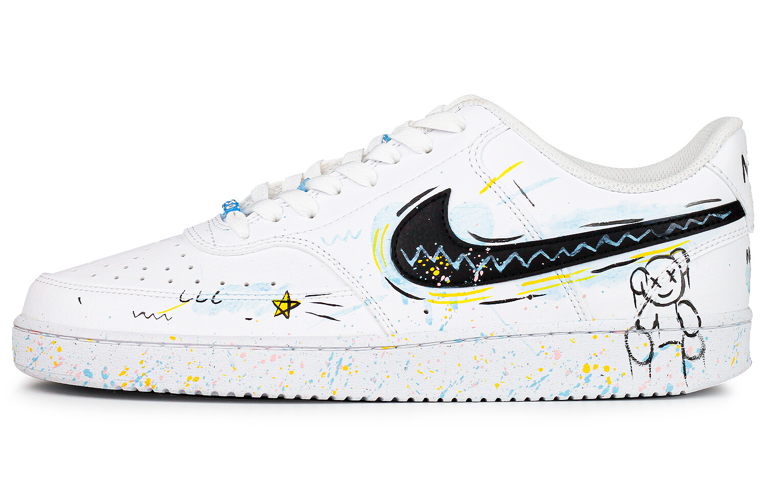 

Мужские кроссовки для скейтбординга Nike Court Vision 1, White/Blue