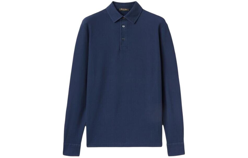 

Рубашка поло мужская Deep Ocean Blue Loro Piana, синий