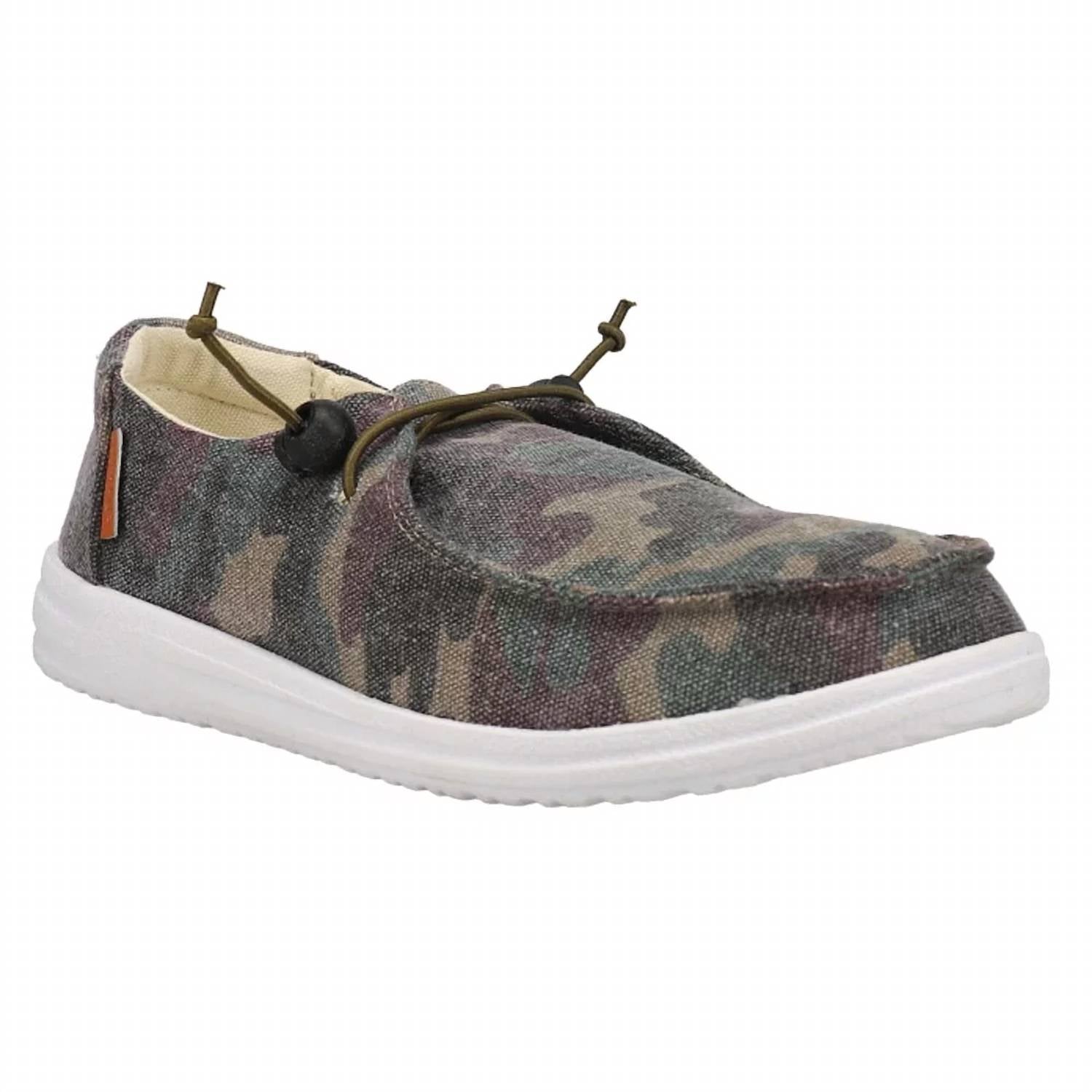 Женские камуфляжные туфли для каякинга - средний размер, зеленый Corkys Footwear