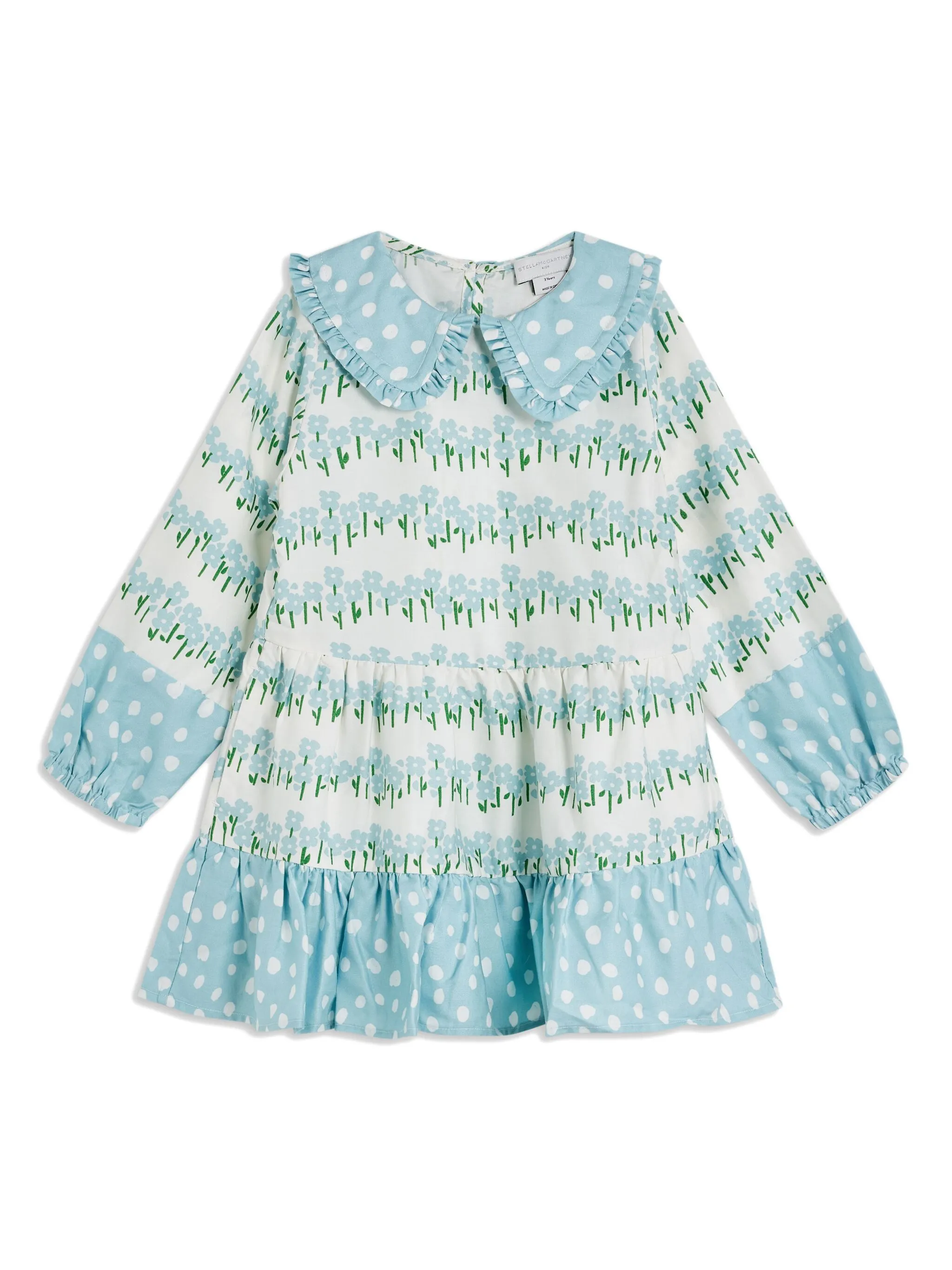 

Платье с цветочным принтом Stella Mccartney Kids, синий