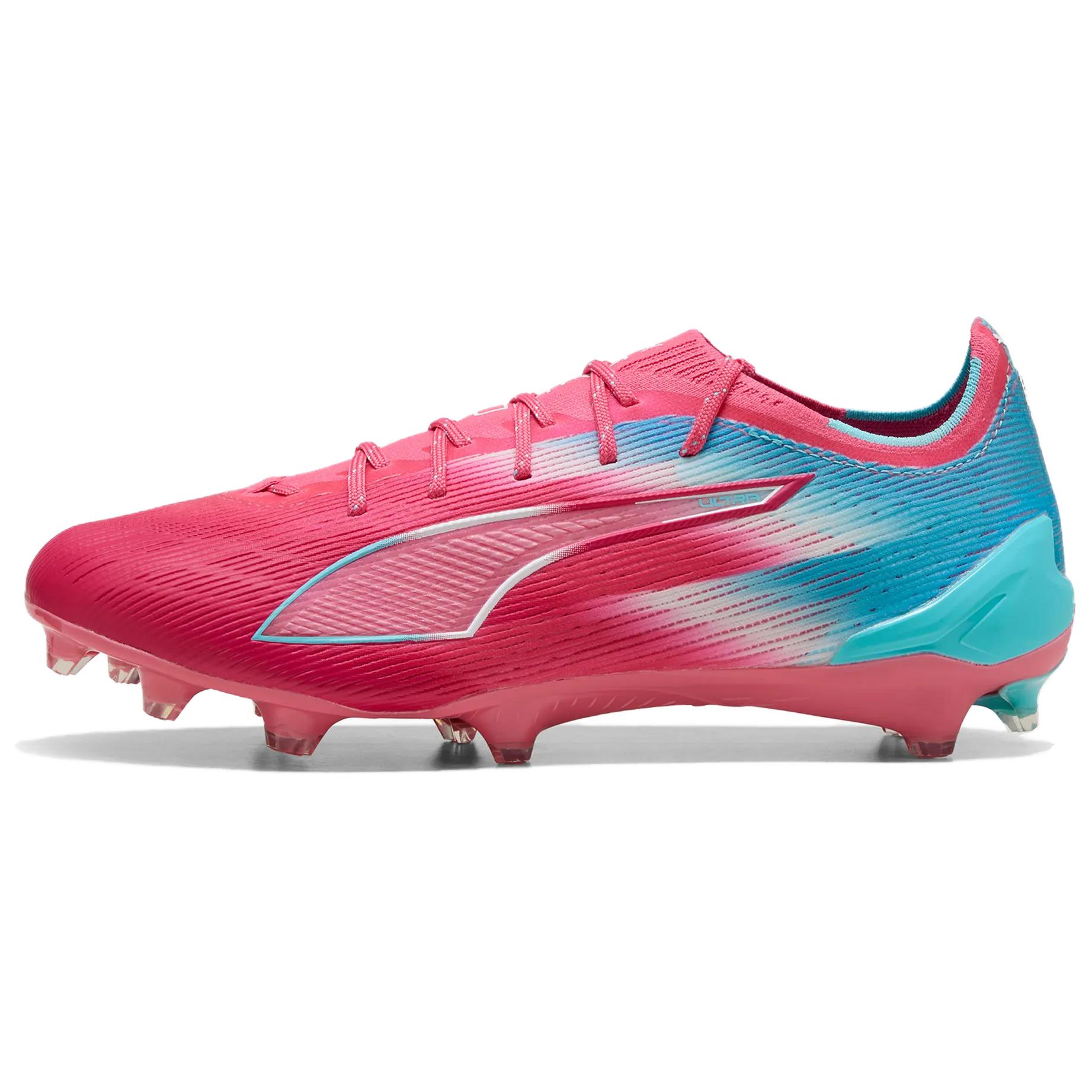 

PUMA Футбольные бутсы ULTRA 6 с амортизацией, износостойкие, мужские, розово-синие