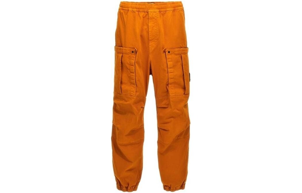 

Повседневные брюки мужские оранжевые Stone Island, оранжевый