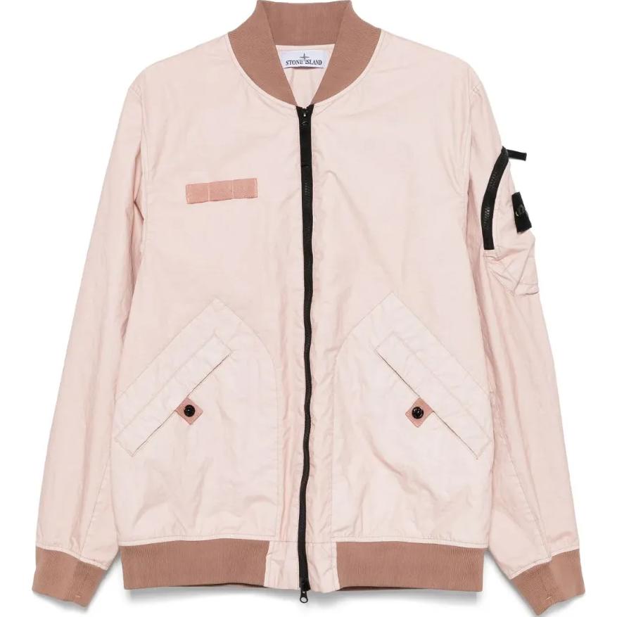 

STONE ISLAND Компас значок бомбер, Pink