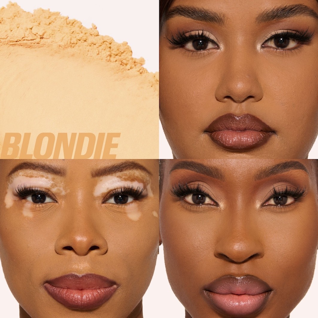 Пудра для лица easy bake loose baking & setting powder Huda Beauty, blondie, вес 20 гр. — фото 4