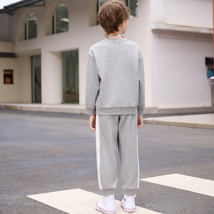 Детский спортивный комплект Casual Sportswear 2 Piece Set Converse, серый — фото 4