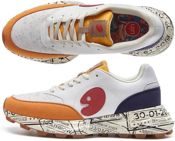 

Мужские модные кроссовки UIN для ходьбы, путешествий и отдыха в Бенидорме, белый