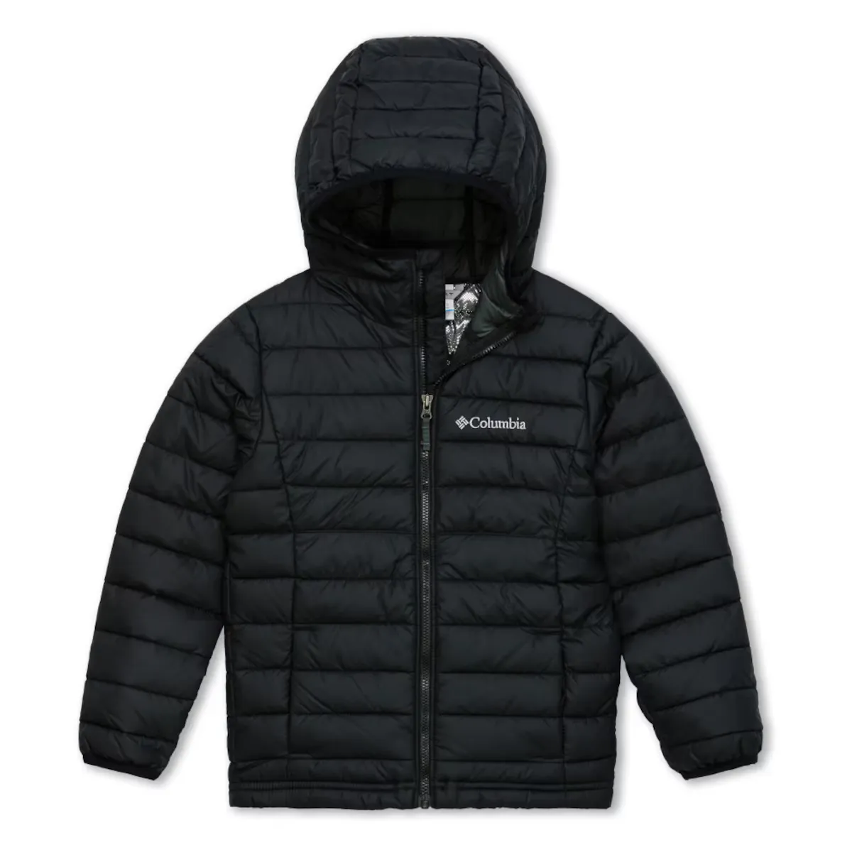 

Детский пуховик Powder Lite II Hooded Columbia, чёрный