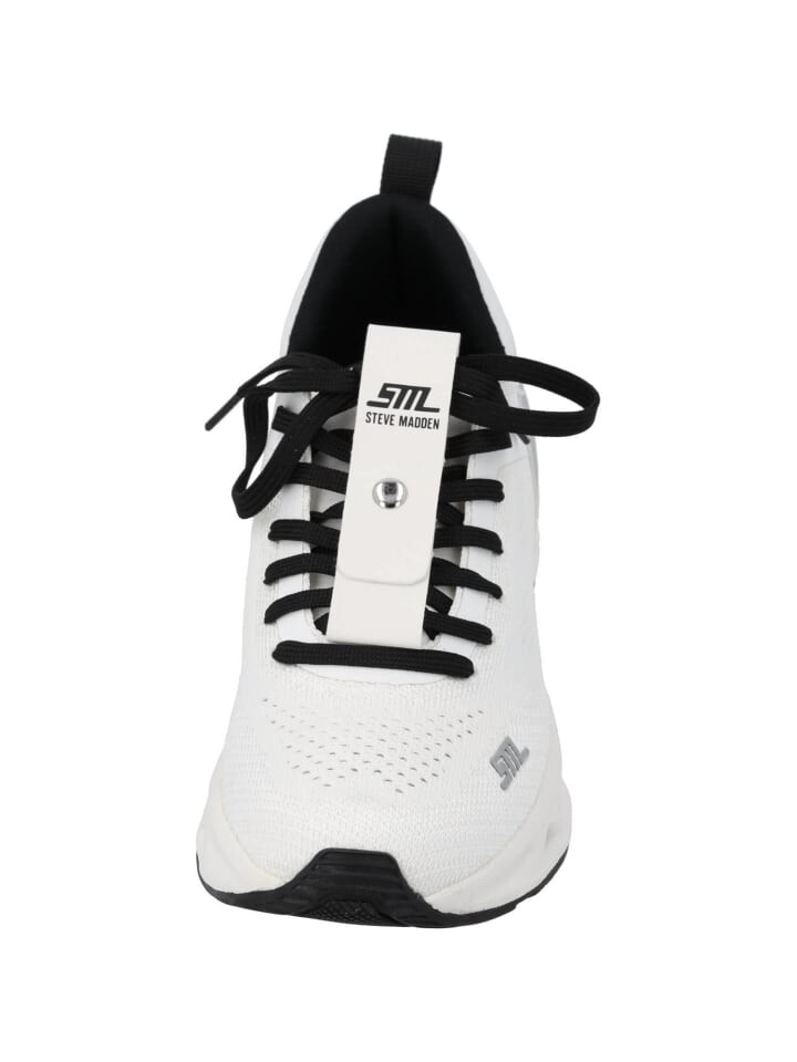 Элегантные туфли на шнуровке Steve Madden, цвет white/silver — фото 4