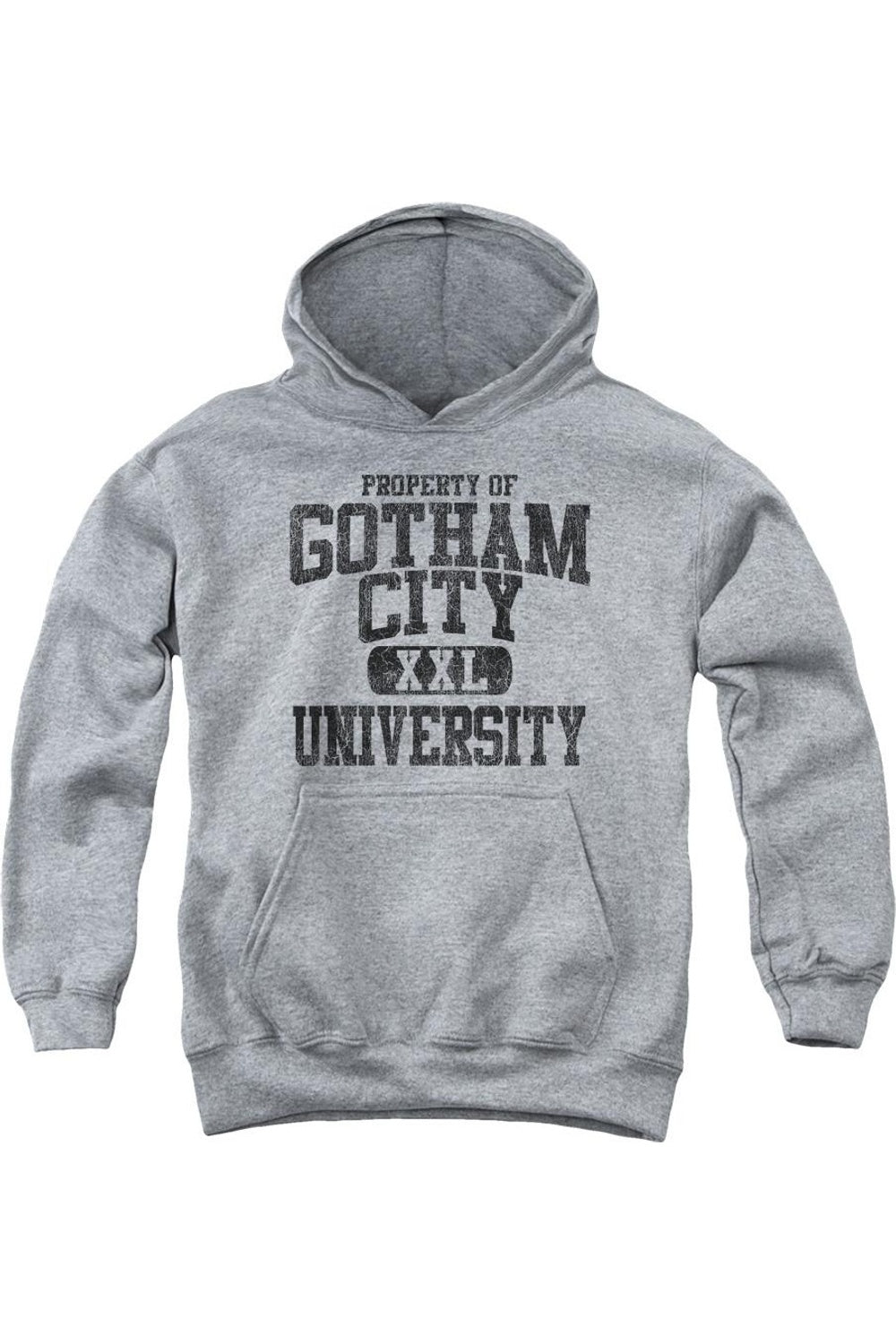 

Батмен: собственность GCU молодежная толстовка с капюшоном Gildan, Athletic Heather