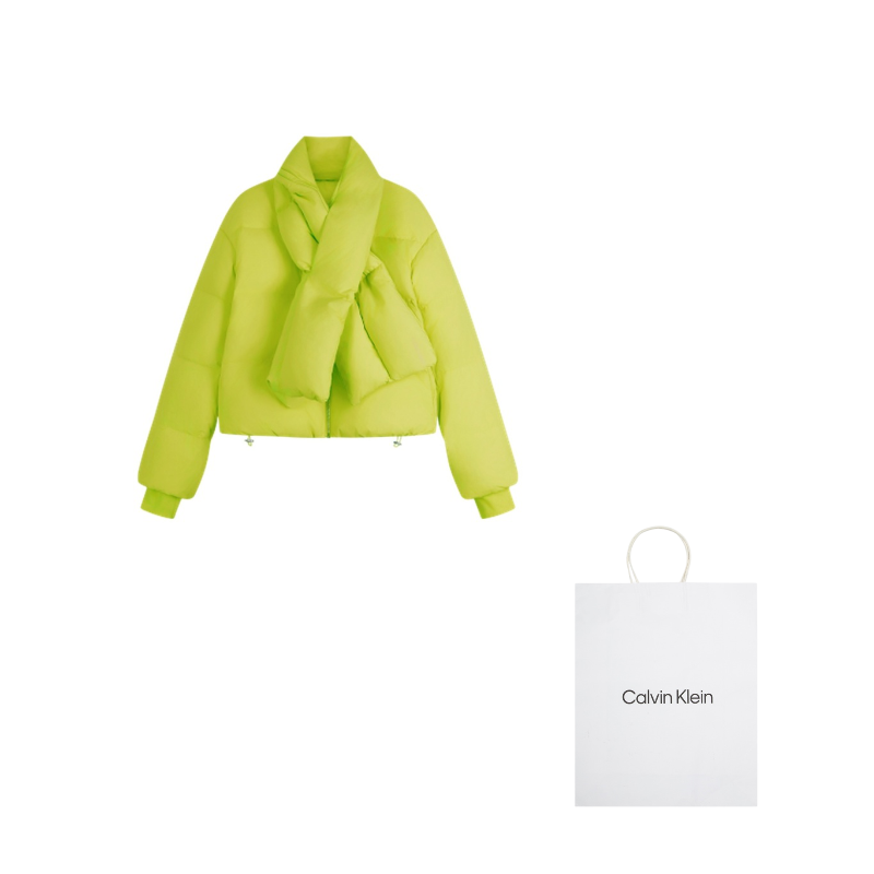 

Calvin Klein Женская пуховая куртка, ZRR-Yellow Green