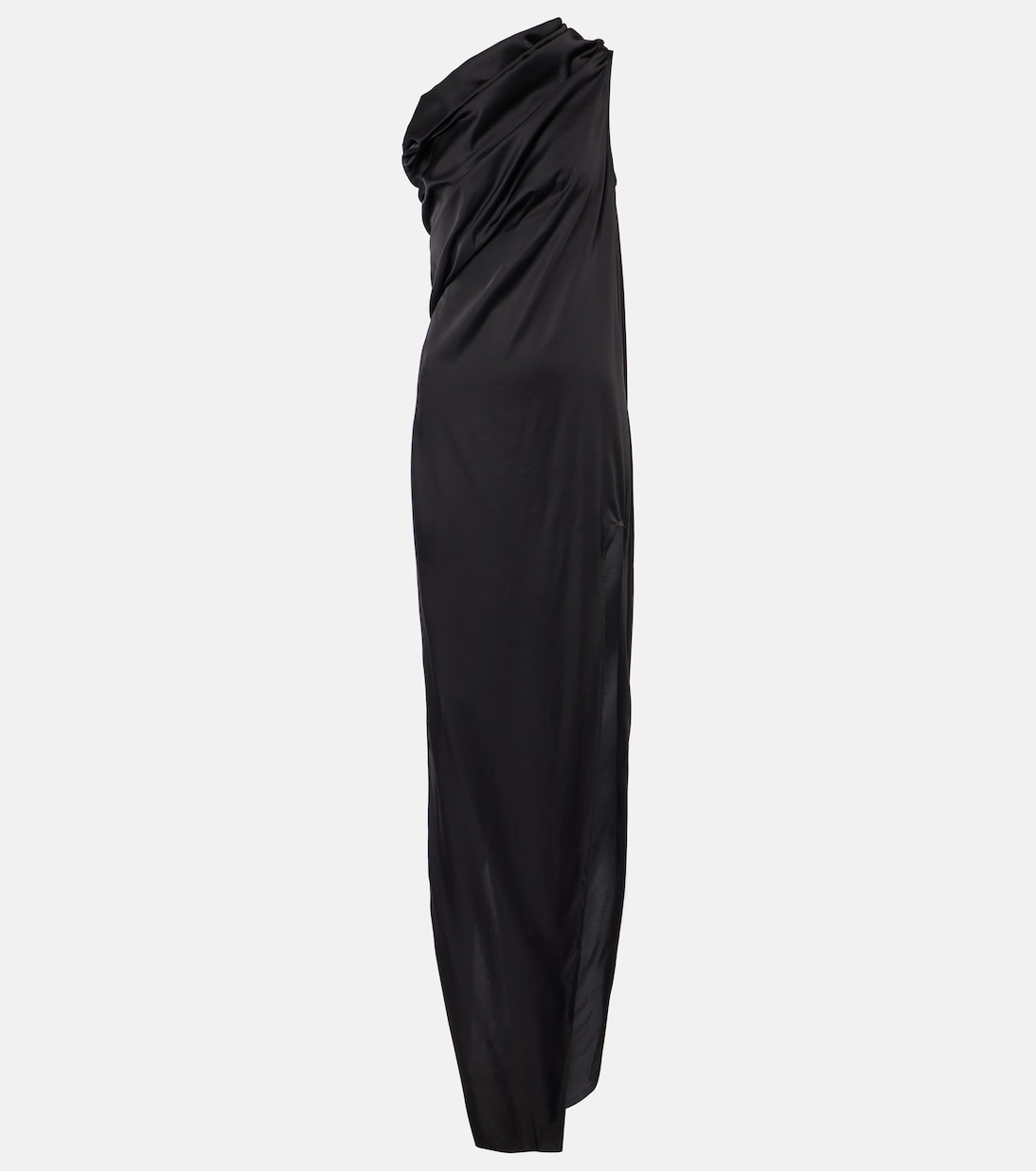 

Платье макси на одно плечо Athena Rick Owens, черный