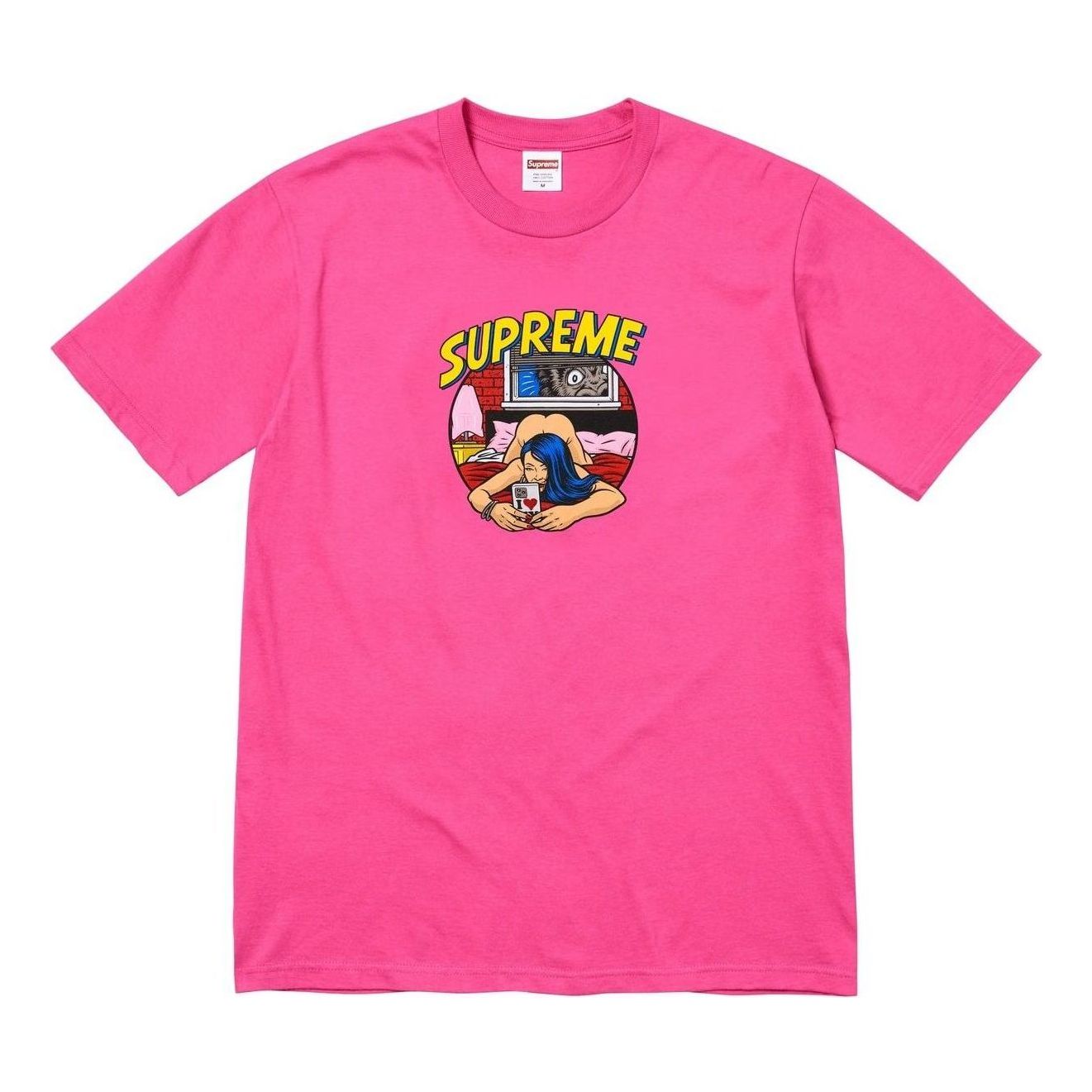 Футболка Supreme для спальни, цвет «Фуксия»