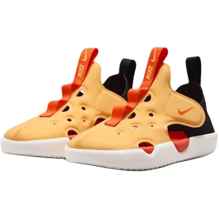 Сандалии детские Nike Sunray Protect 4 Low Top Light Orange Black — фото 4