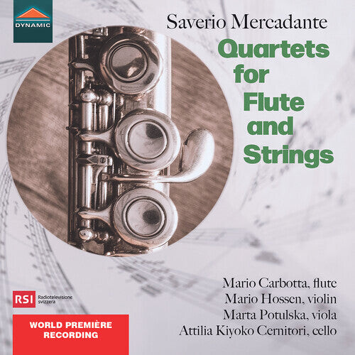 

CD диск Mercadante / Carbotta / Hossen: Quartets for Flute & Strings