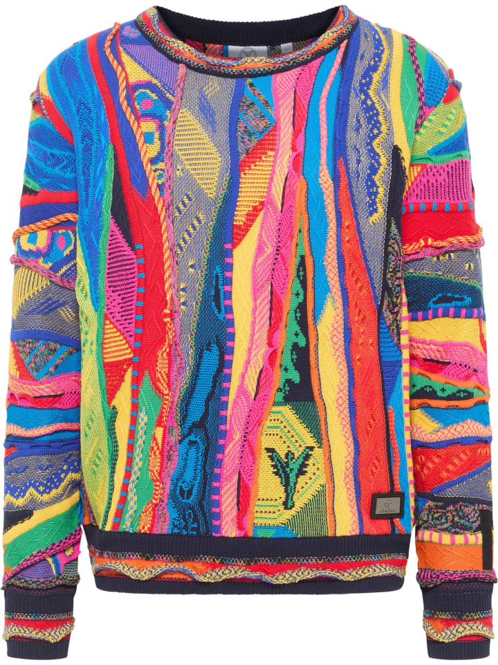 

Пуловер Carlo Colucci Strickpullover Dondi, розовый