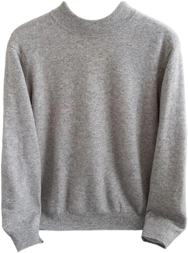 

Свитер с длинными рукавами для мужчин, однотонный, теплый и мягкий