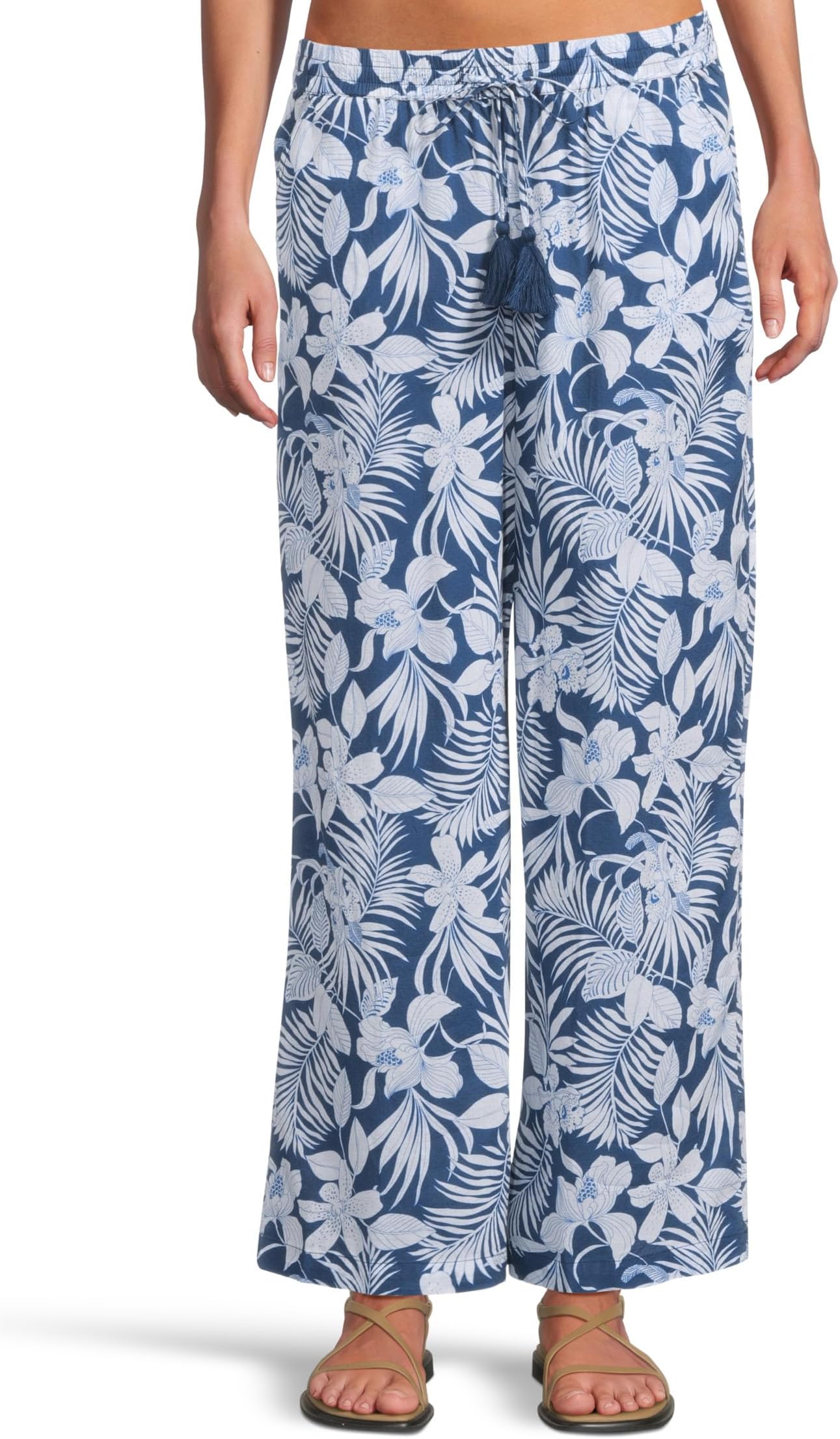 

Брюки Tommy Bahama Blooms Drawstring Pant, цвет Indigo Tide