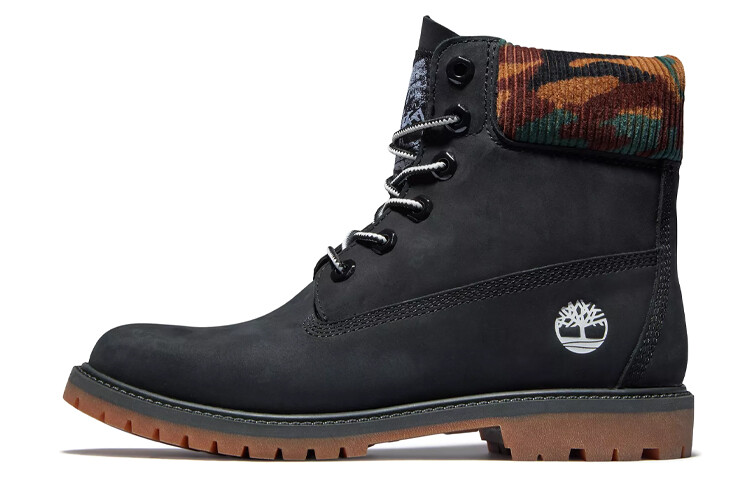 

Ботинки Timberland Heritage 6 Inch Waterproof Boots 'Black Nubuck With Camo' Women's