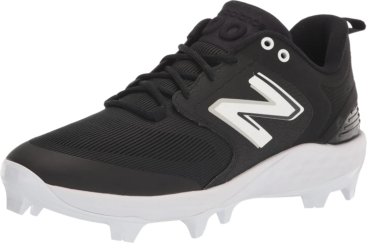 Мужские бейсбольные кроссовки New Balance Fresh Foam 3000 V6 с формованной подошвой, Black White