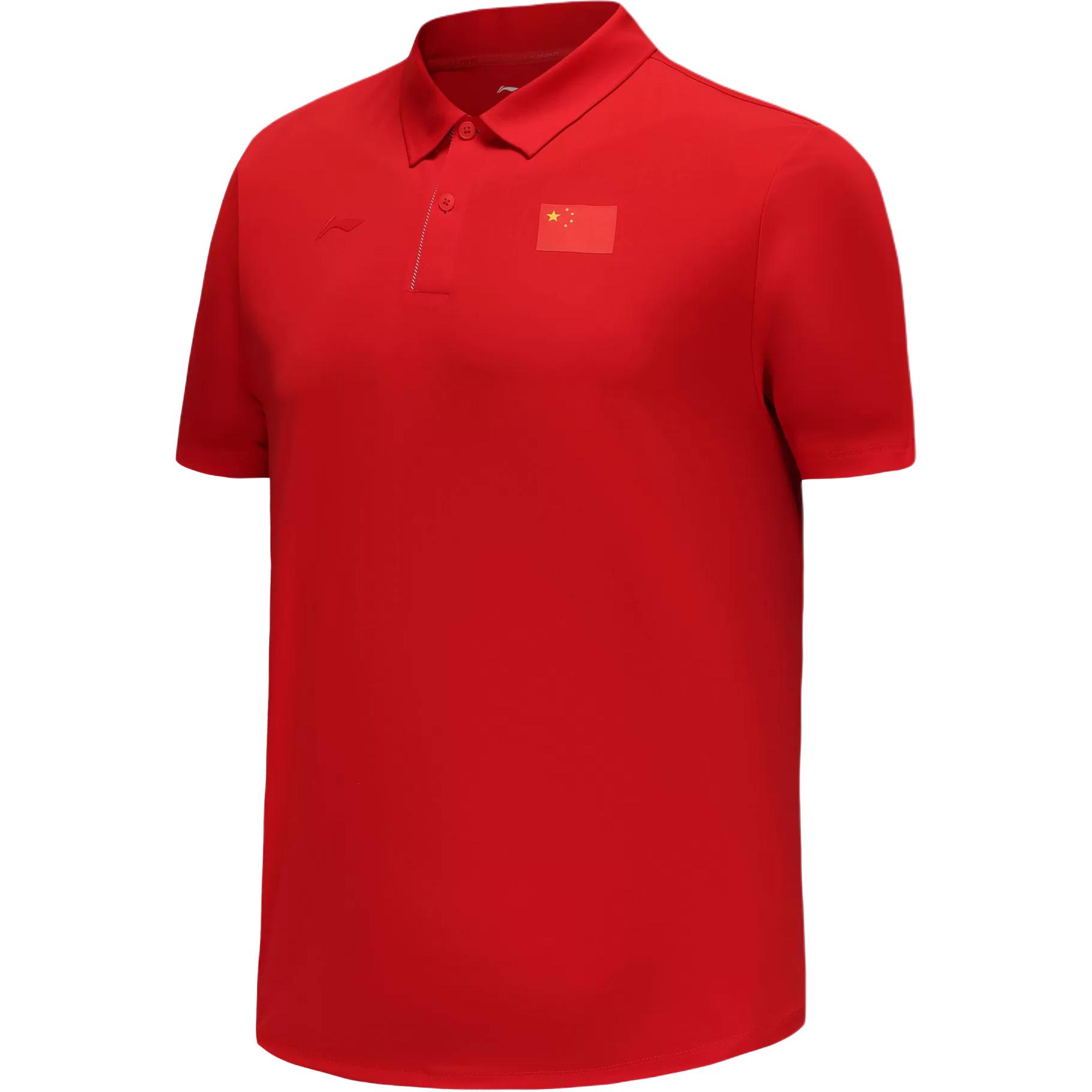 

LINING Футболка поло Glory Series мужская Honor Red, Красный, LINING Футболка поло Glory Series мужская Honor Red