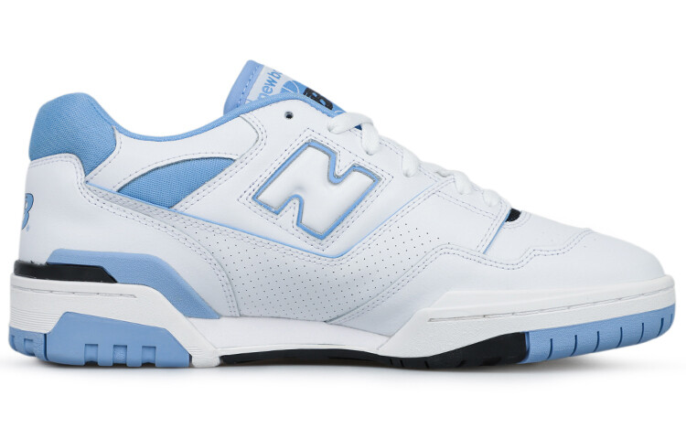 Кроссовки New Balance NB 550 Vintage Basketball Unisex, белый/голубой — фото 2